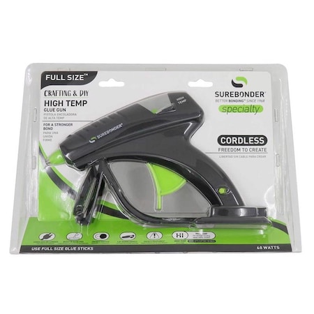 Surebonder Surebonder 60 W High Temperature Cordless Glue Gun 120 V CL-800FW-N